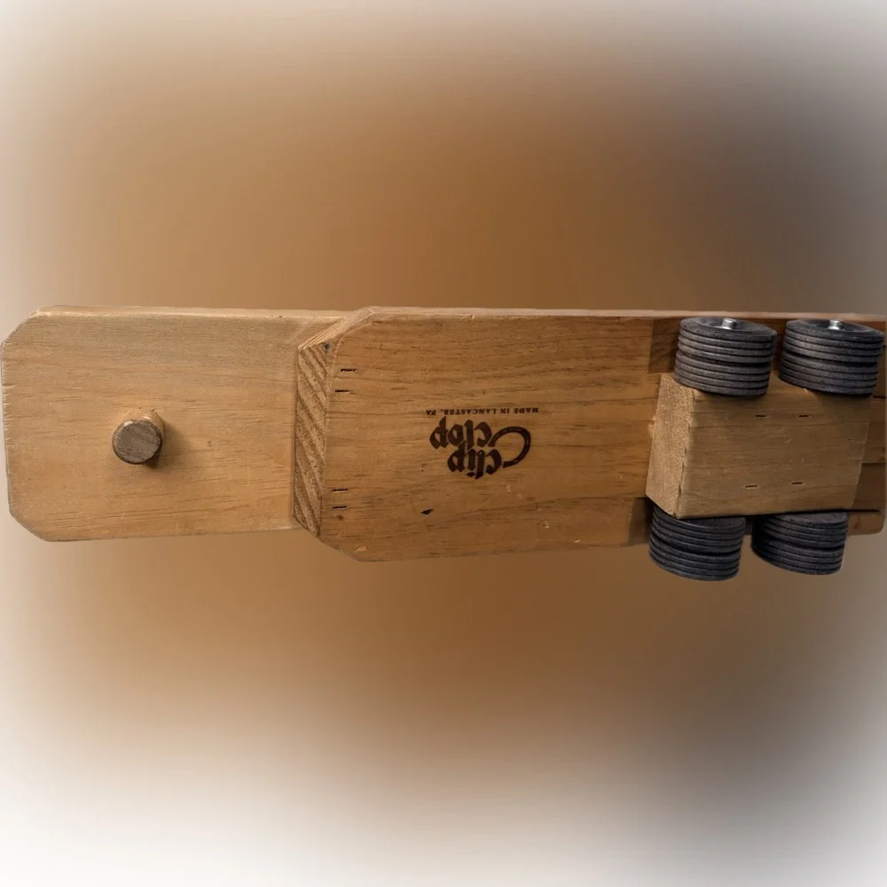 Vintage Hand Made Wooden Truck and Trailer